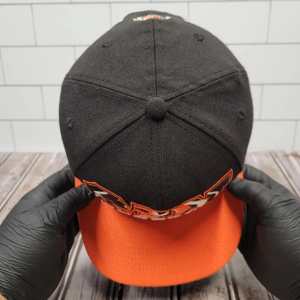 New Era 9FIFTY Cincinnati Bengals Snapback Hat NFL Black Orange OSFM Cap
